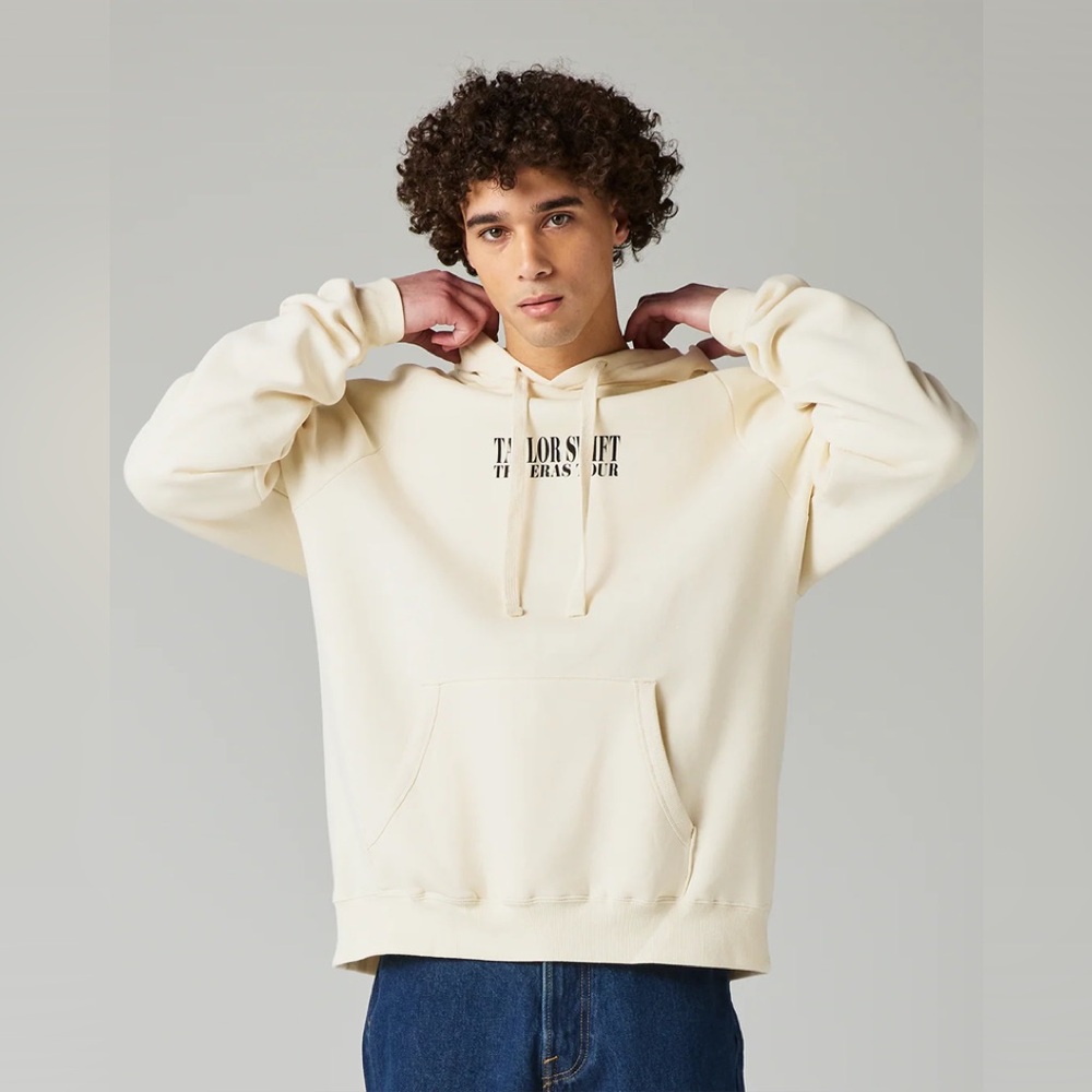 Taylor Swift cream ERAS Tour hoodie in